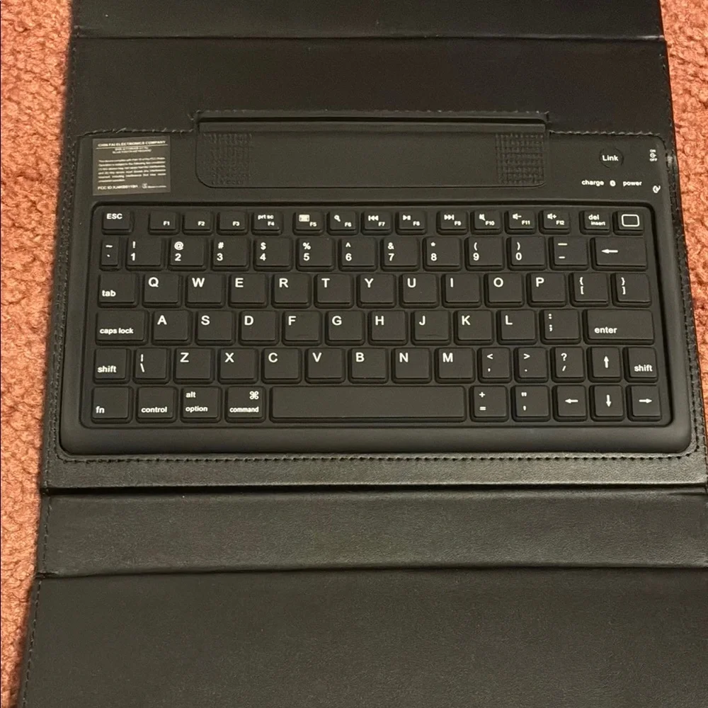 Black🥳2xHP🥳 Folding Leather Protective Case for Tablet Keyboard